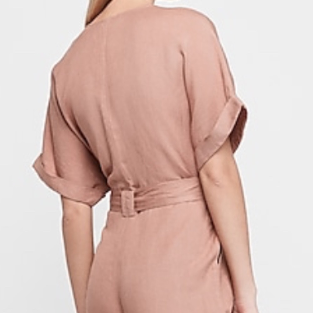 Button Front Utility Jumpsuit. Medium But Runs Bi… - image 3